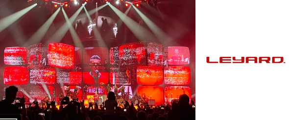 Динамическое LED-решение в турне Робби Уильямса от Leyard