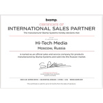 Сертификат дистрибьютора Biamp 2022г