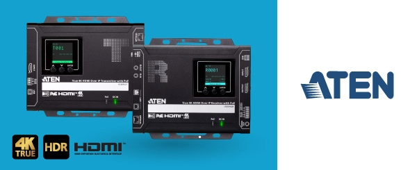 Приёмник и передатчик ATEN VE8962: передовая система AV-over-IP уже в продаже