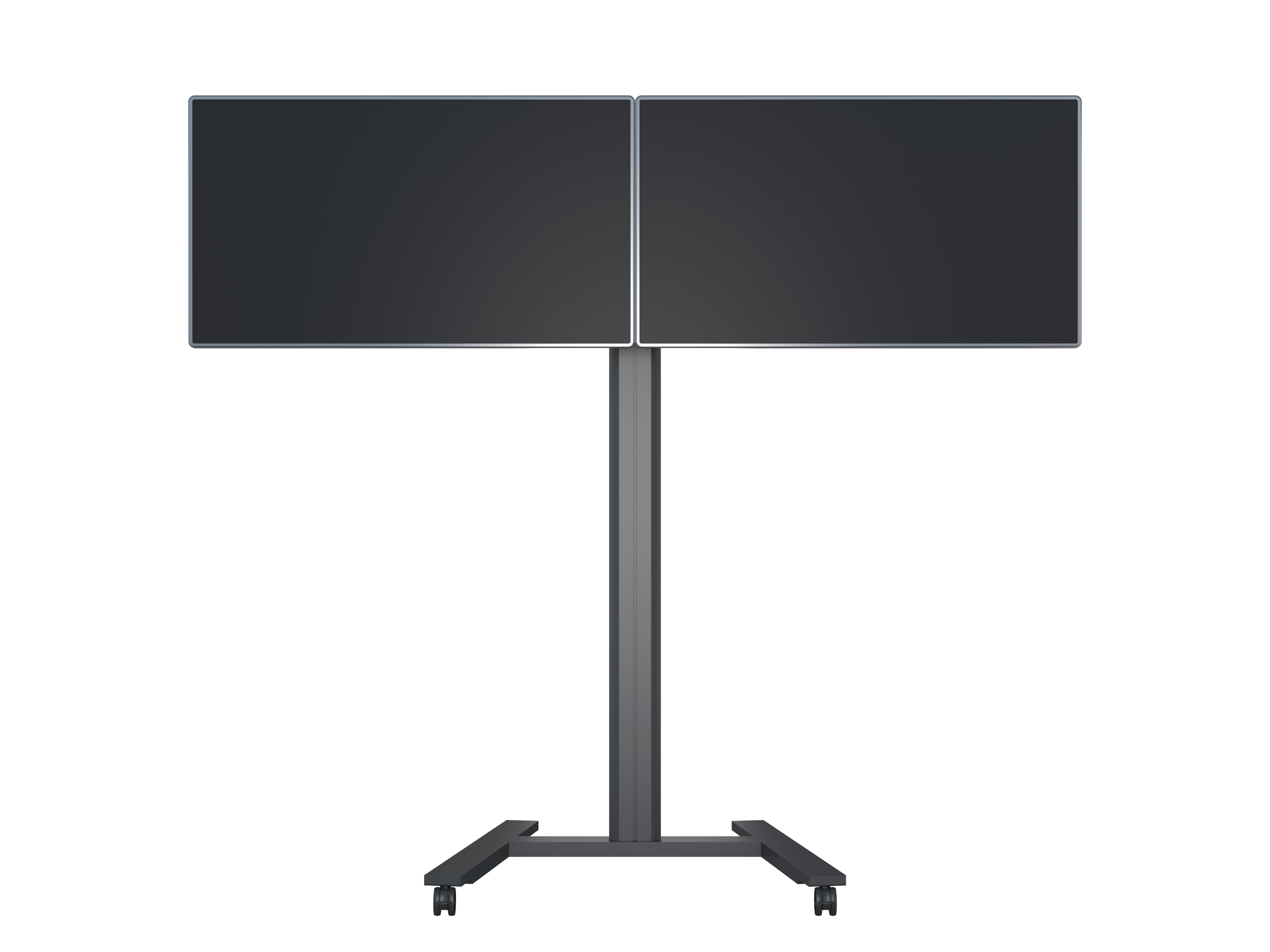 Multibrackets M5358 Мобильная стойка для 2-ух ЖК-панелей 40-60 дюймов-img_02 Multibrackets M5358 Мобильная стойка для 2-ух ЖК-панелей 40-60 дюймов-img_02