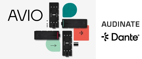 Audinate представляет новую линейку Pro AV адаптеров AVIO 
