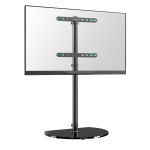 Стойка для телевизора с кронштейном 30"-60", чёрная
