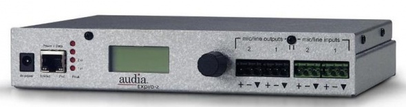 Biamp Audia EXPI/O-2 Сетевой модуль расширения на 2 MIC/LINE аналоговых ...