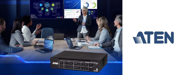 ATEN VP2420: презентационный коммутатор 4x2 True 4K с Multi View