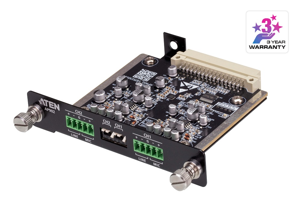 ATEN AP902 ─ Плата расширения мик./лин. предусилителя
