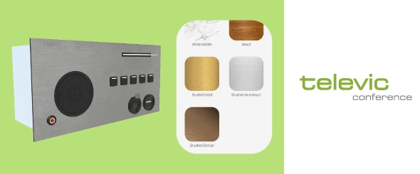 Создание персональных панелей Televic Confidea F с 3D-конфигуратором