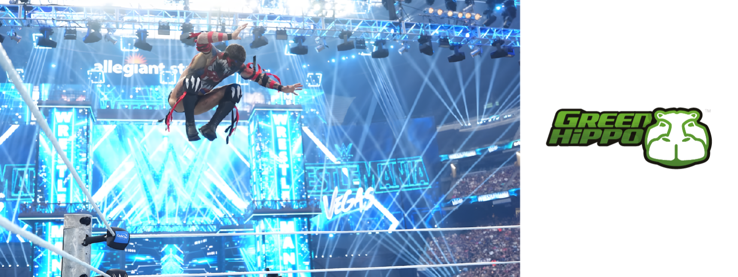 Green Hippo создает впечатляющие миры для WrestleMania