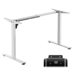Моторизированное подстолье с регулировкой по высоте, белое