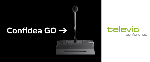 Простое решение для беспроводной конференции Confidea GO от Televic