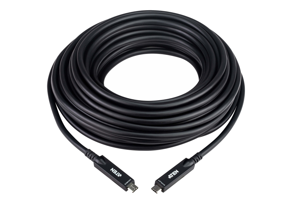 ATEN UE3415F ─ Активный оптический кабель USB-C, 15м