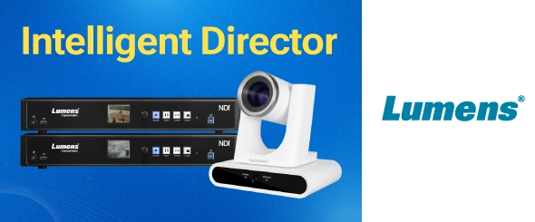 Lumens Intelligent Director обеспечивает автопереключение угла съемки на основе искусственного интеллекта