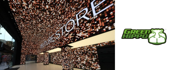 Hippotizer обеспечивает Future Stores 153 млн пикселей иммерсивной LED-магии