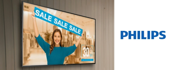 Philips представляет «ультрадолговечную» серию Philips Signage 6000