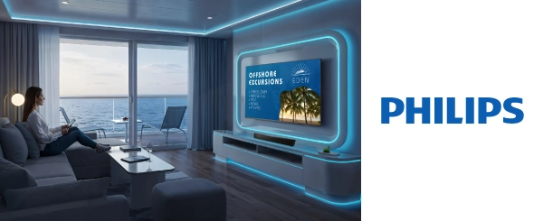 Новое поколение телевизоров Philips MediaSuite улучшает опыт гостей и отельеров