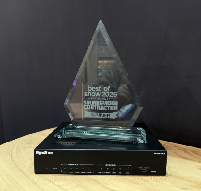 WyreStorm SW-640L-TX-W удостоен награды Best of Show, фото-6