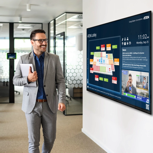 Компания ATEN представила cистему бронирования помещений VR610-11