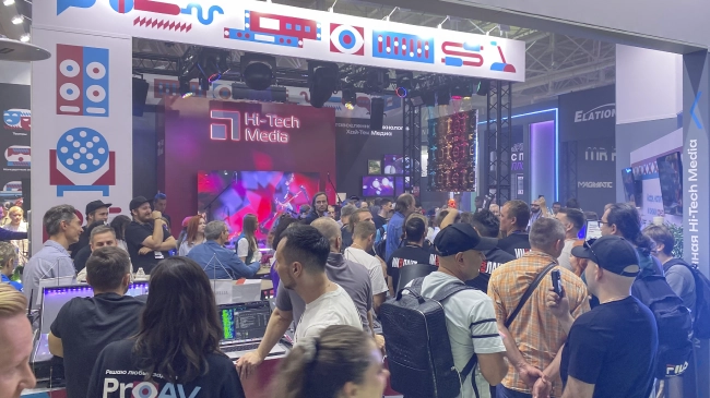 На стенде Hi-Tech Media,участника выставки Light+Audio Tec-2024, фото-2