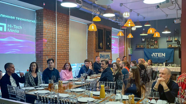 Вкусные технологии объединили партнеров Hi-Tech Media, Philips и ATEN, фото-11