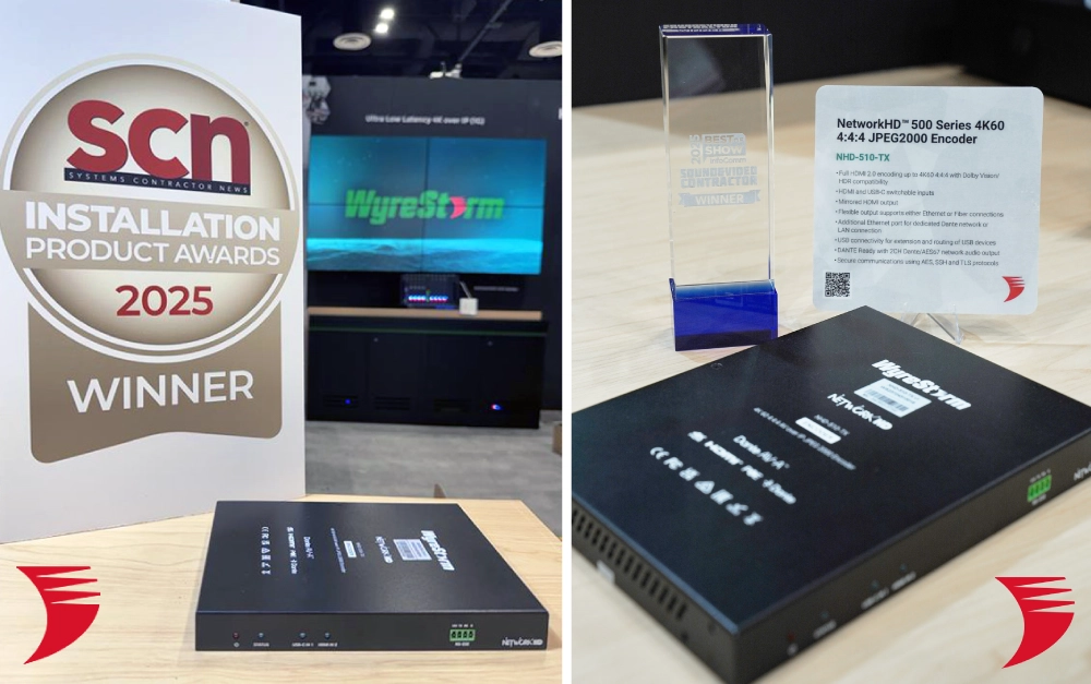 Кодер WyreStorm NHD-510-TX на выставке InfoComm 2025