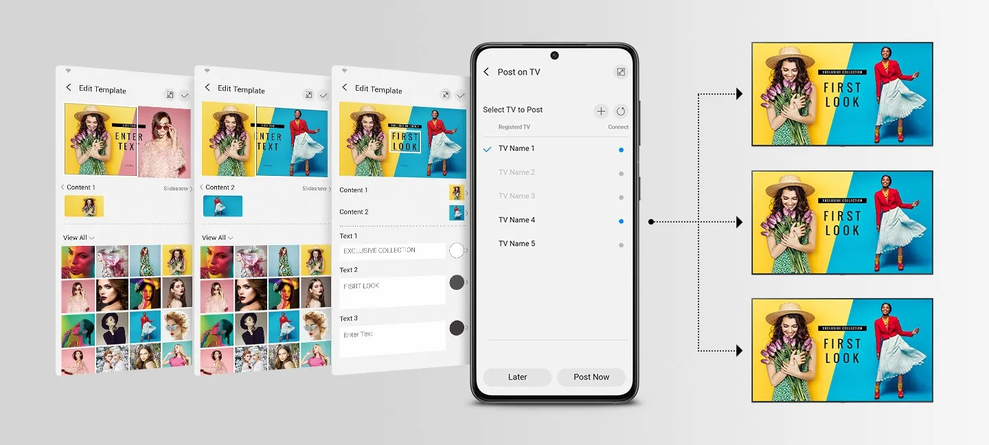 Простое управление информационным содержанием | Samsung series-BEA-H