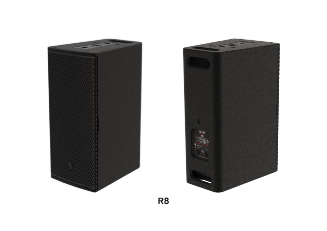 Элегантный и компактный громкоговоритель R8 идеально впишется в тесные пространства театральной авансцены