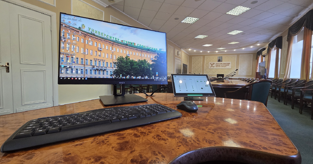 Конференц-система Gonsin в аудитории Петербургского университета путей сообщения, фото-1