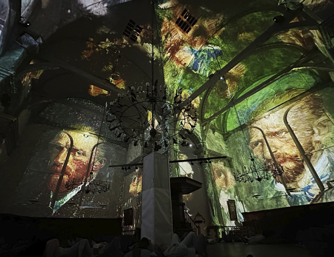 Digital Projection создает 360° шедевр для выставки «Винсент встречает Рембрандта», фото-5