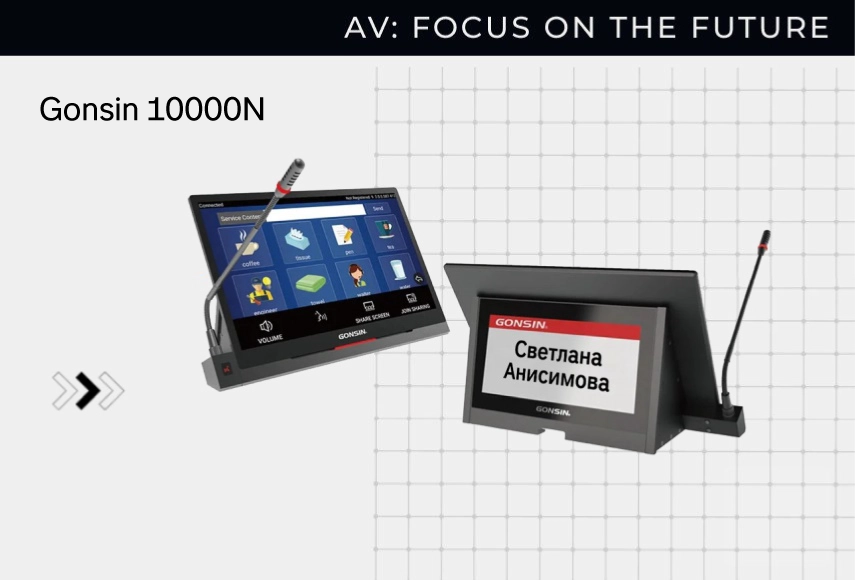 Голосуем за Конференц-систему Gonsin 10000N: искусственный интеллект на службе общения