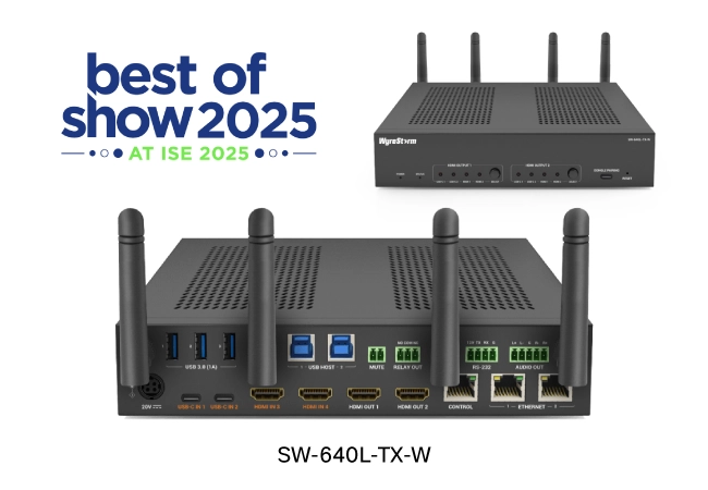 WyreStorm SW-640L-TX-W удостоен награды Best of Show, фото-1