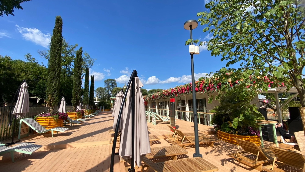 Зона отдыха с бассейном в Парке Горького, фото-15