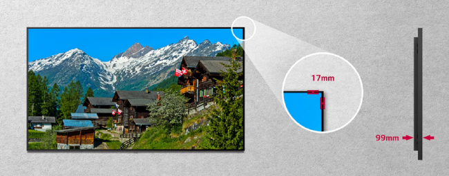 LG 110UM5J | Тонкая конструкция