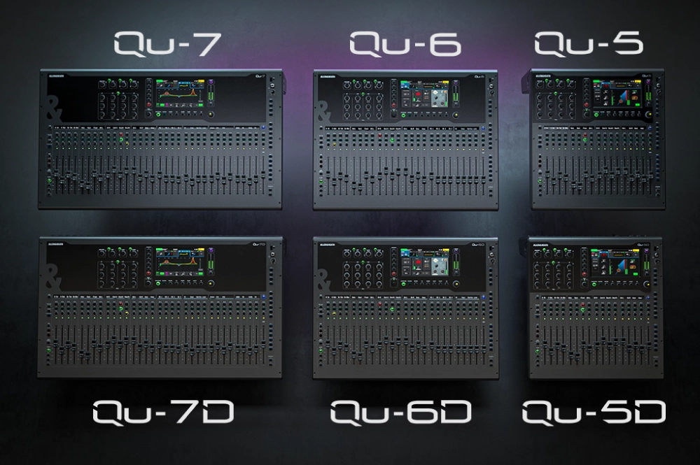Allen & Heath анонсирует новое поколение микшеров Qu, фото-2