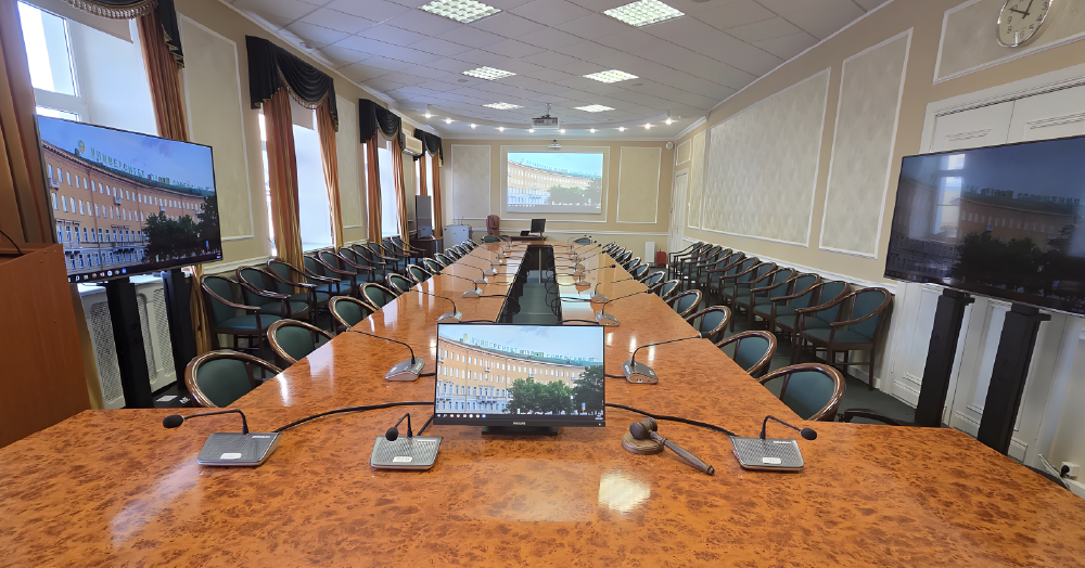 Конференц-система Gonsin в аудитории Петербургского университета путей сообщения, фото-3