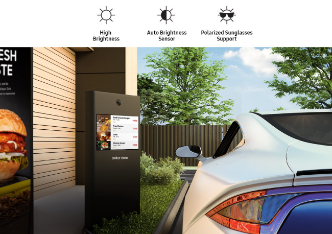 Персонализированная наружная реклама с компактным дисплеем Samsung OH24B, фото-2