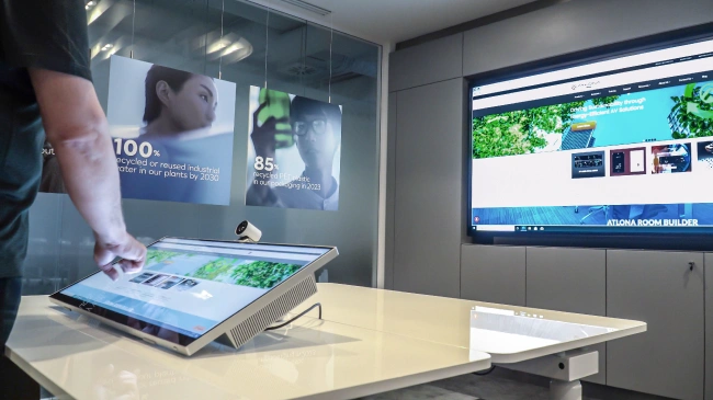 L'Oréal создает современное офисное пространство с дисплеями Pana, фото-5