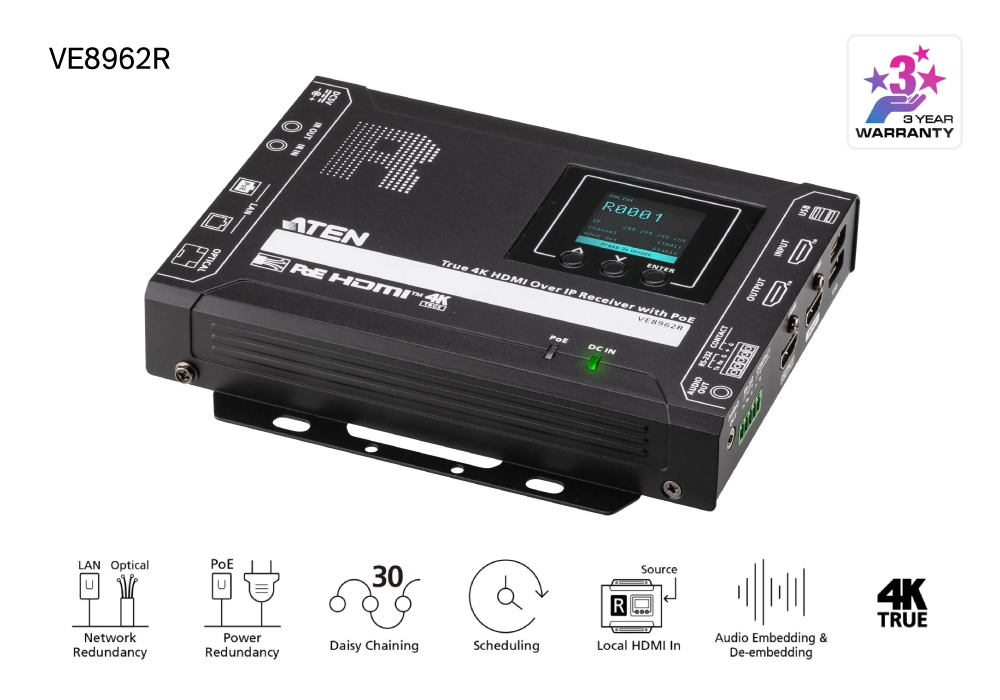 Приёмник и передатчик ATEN VE8962: передовая система AV-over-IP уже в продаже, фото-10